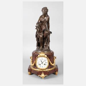 Prächtige Figurenuhr Bronze