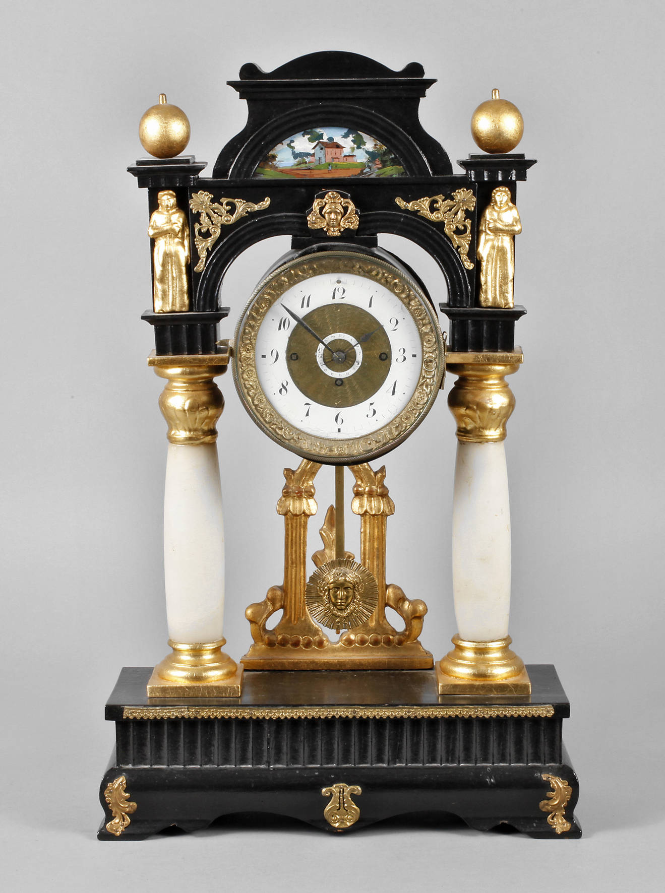 Biedermeier Hausherrenuhr