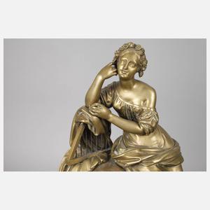 Figurenpendule Bronze