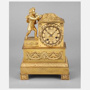 Kleine Bronzependule Wien