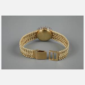 Damenuhr Gold mit Brillanten