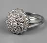 Damenring mit Brillantbesatz ca. 1 ct