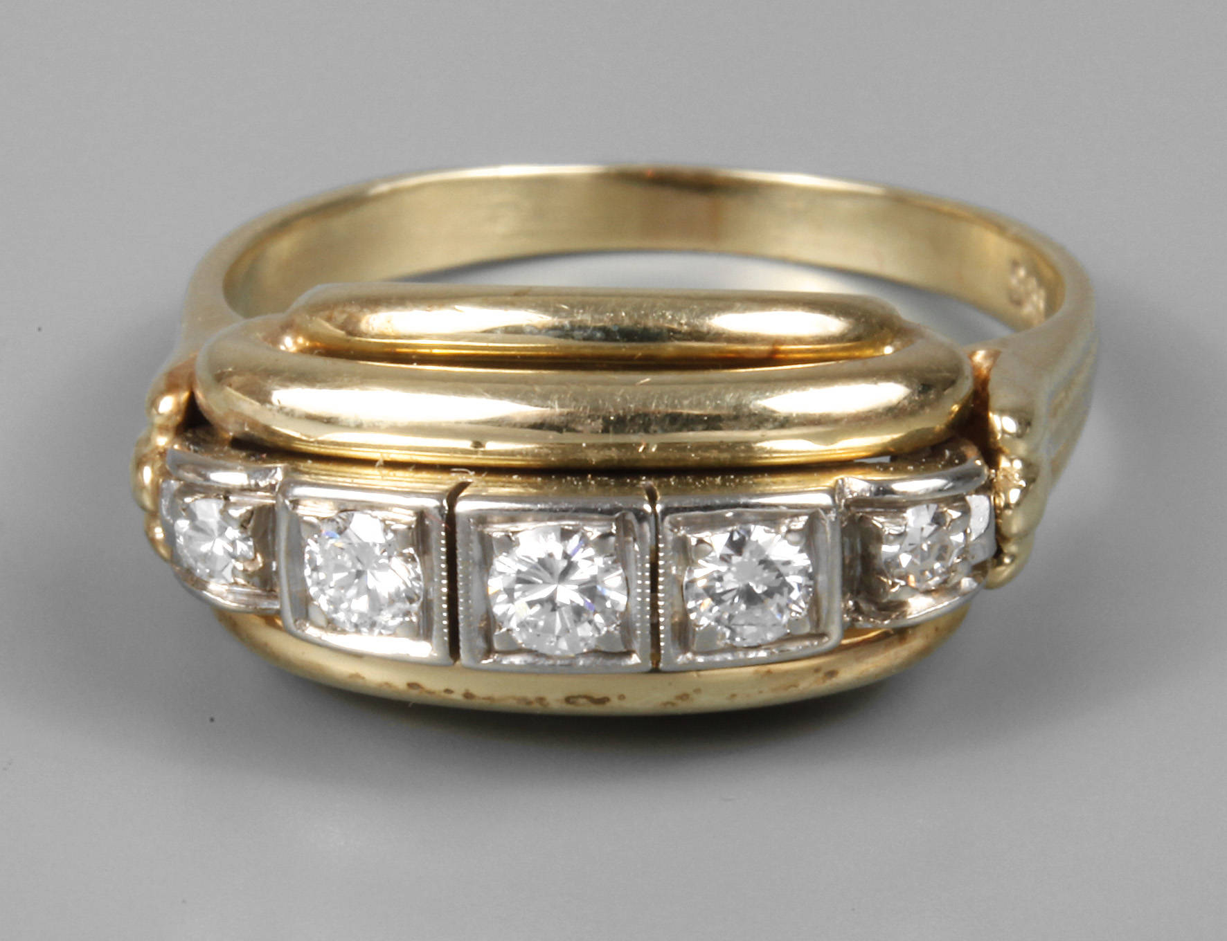 Damenring mit Brillantbesatz