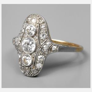 Damenring mit Brillantbesatz ca. 0,6 ct