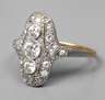 Damenring mit Brillantbesatz ca. 0,6 ct