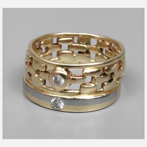 Damenring mit Brillanten