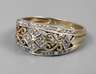 Damenring mit Diamantbesatz
