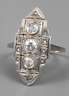 Damenring mit Diamantbesatz ca. 0,6 ct
