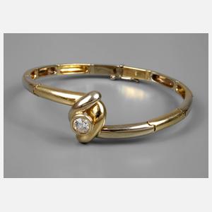 Armband mit Brillant von ca. 0,45 ct
