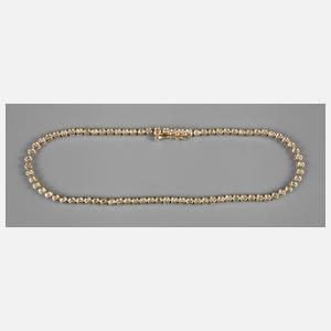 Tennisarmband mit Brillantbesatz