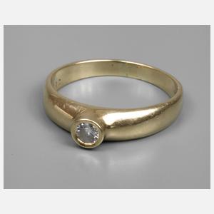 Damenring mit Brillant