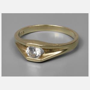 Damenring mit Brillant von 0,3 ct