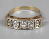 Damenring mit Diamantbesatz von ca. 1,5 ct