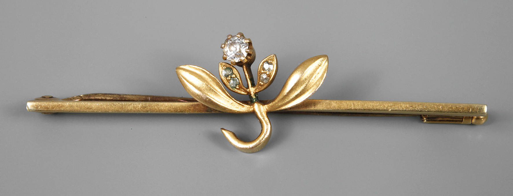 Stabbrosche mit Brillantbesatz