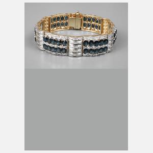 Armband mit Saphiren von ca. 25 ct