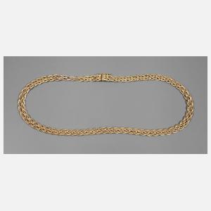 Geflochtene Halskette