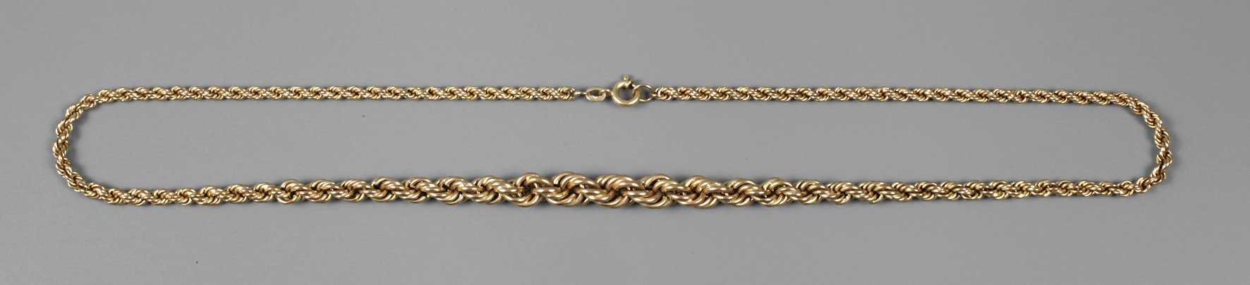 Kordelkette im Verlauf