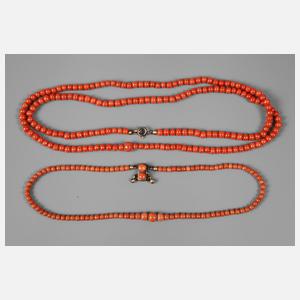 Zwei Korallenketten