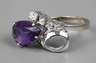 Damenring mit Amethyst und Brillanten
