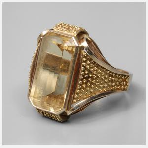 Damenring mit Citrin