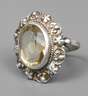 Silberring mit Citrin