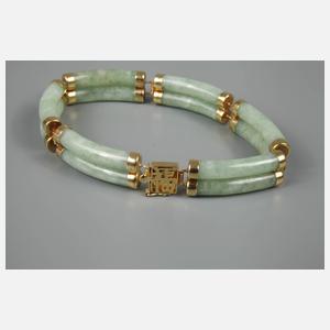 Feines Jadearmband