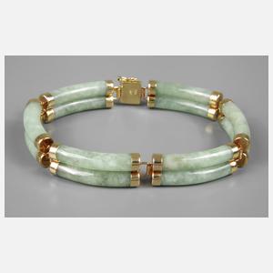 Feines Jadearmband