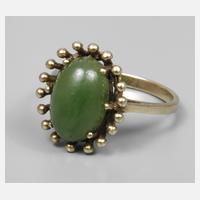 Damenring mit Jadecabochon111