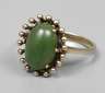 Damenring mit Jadecabochon