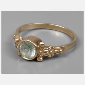 Damenring mit Blautopas