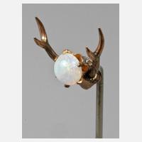 Jagdliche Reversnadel mit Edelopal111