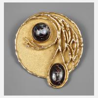 Siegfried Meyer Goldbrosche mit Edelopal111