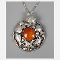 Anhänger Fischlandschmuck mit Bernstein111