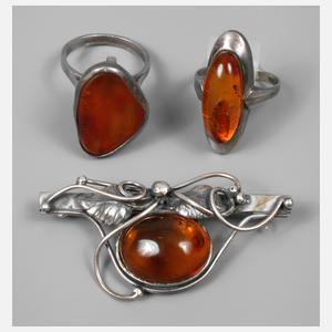 Konvolut Bernsteinschmuck