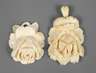 Paar Elfenbeinanhänger