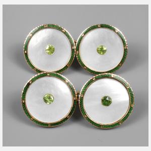 Paar feine Manschettenknöpfe