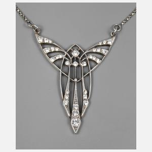 Collier mit Steinbesatz