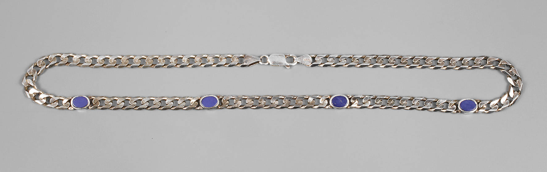 Panzerkette mit Lapislazuli