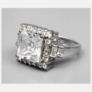 Damenring mit Zirkonia