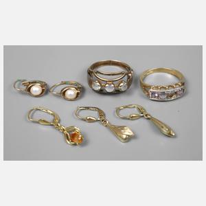 Konvolut Goldschmuck