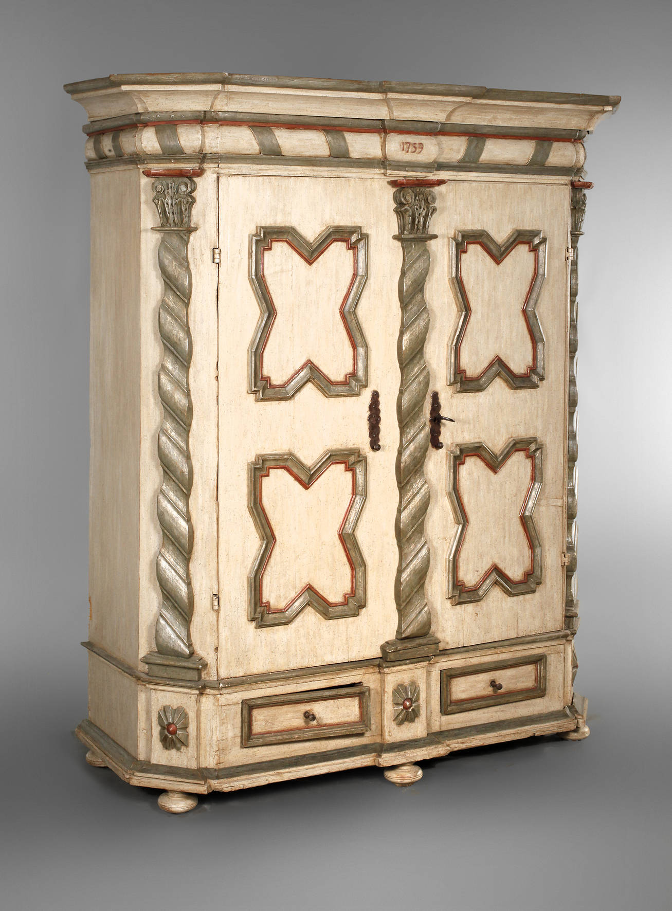 Prächtiger Barockschrank 1759