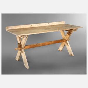 Bäuerlicher Arbeitstisch