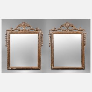 Paar klassizistische Spiegel