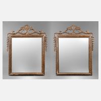Paar klassizistische Spiegel111