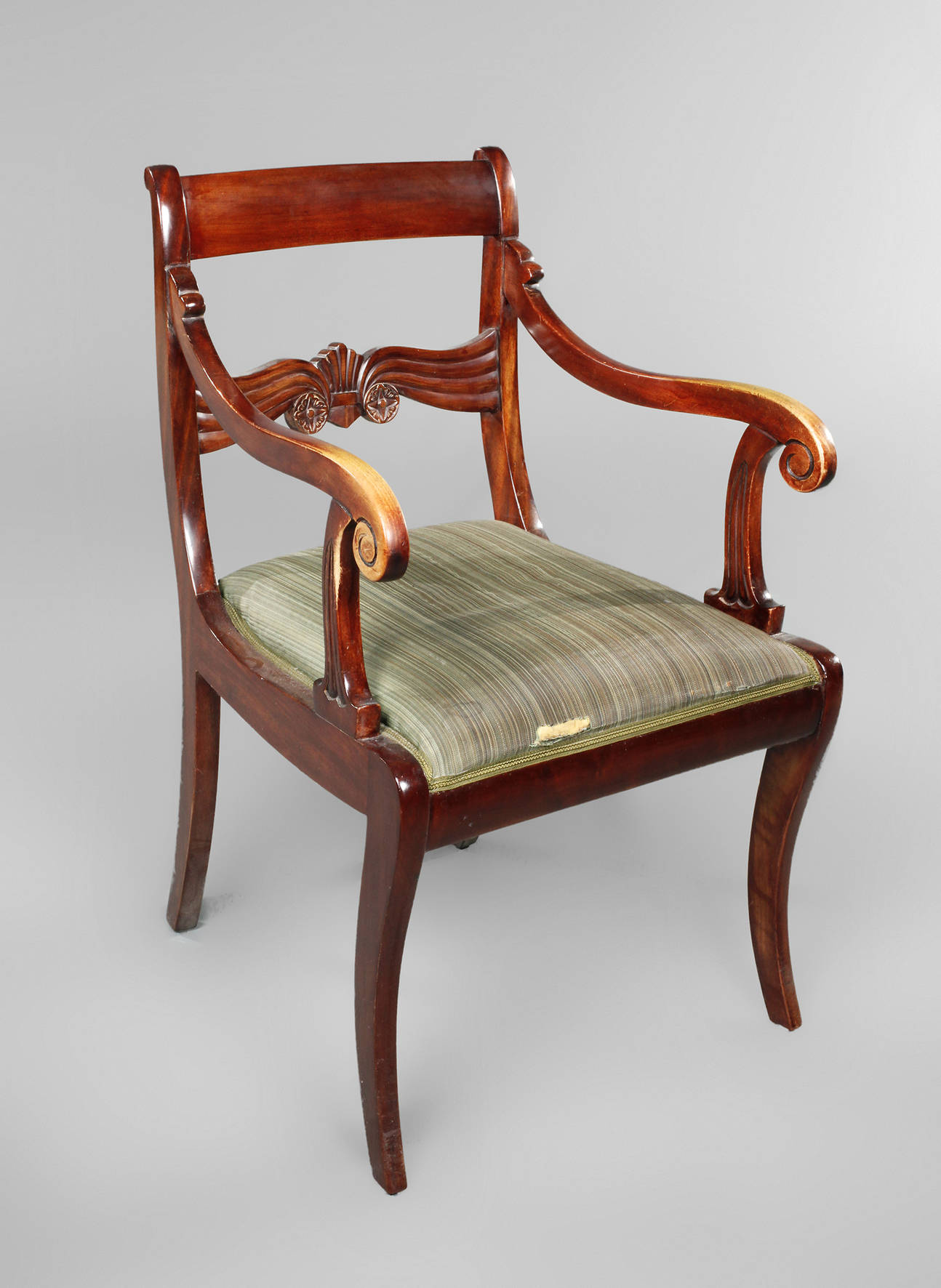 Biedermeier Armlehnstuhl