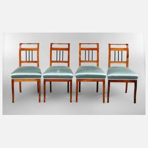 Vier Biedermeierstühle