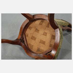 Vier Polsterstühle Louis Philippe