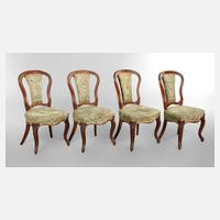 Vier Polsterstühle Louis Philippe111