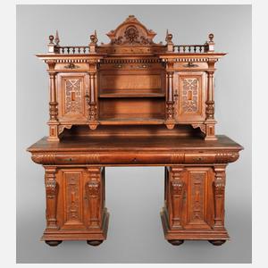 Prächtiger Gründerzeitschreibtisch