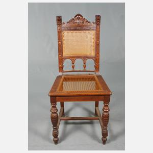 Vier ausgefallene Stühle Gründerzeit